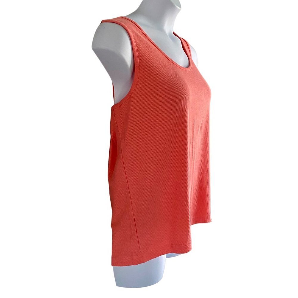 C.B. Casual Ribbed Cotton Tank Top Women's Size 1X NEW NWT - Picture 2 of 6
